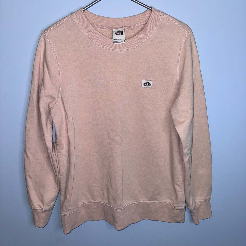 The North Face Women's Sweater Pullover Crewneck Medium Logo Retro outdoorsy